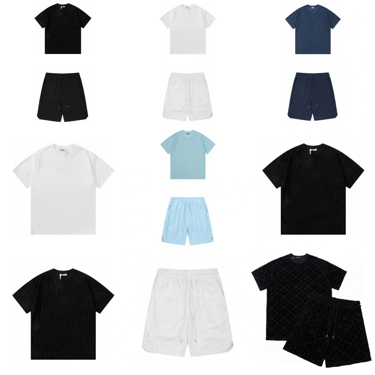 Corduroy T-Shirt/Shorts Set [3