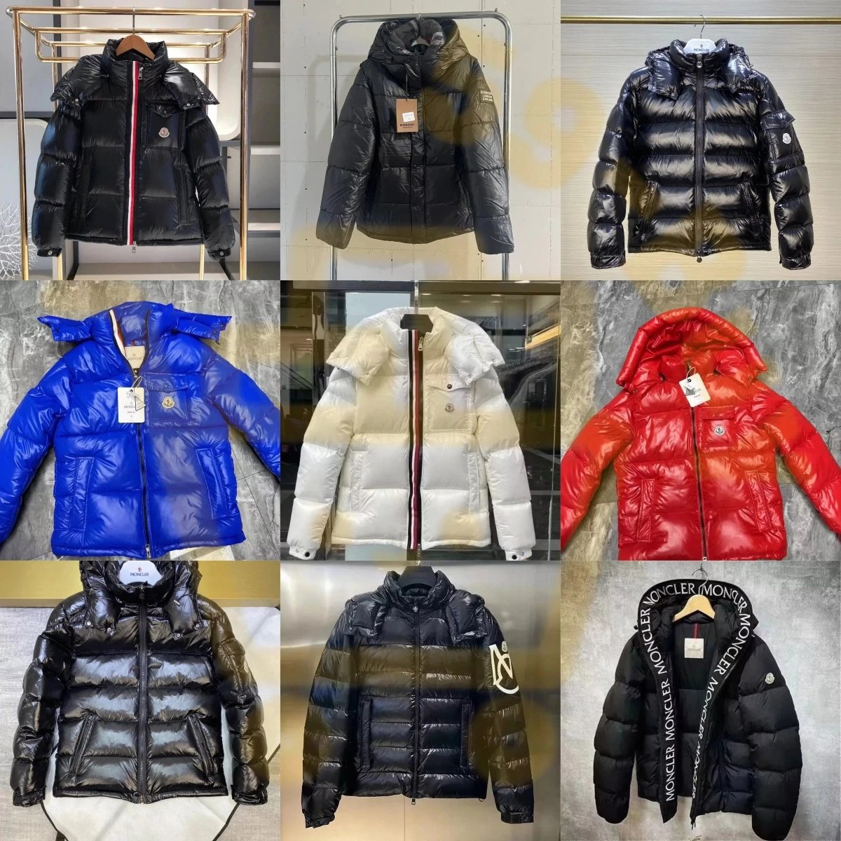 INS** Down Alternative Puffer Coat with Maya Ribbon Trim, Classic Detachable Hood, 1 Brand