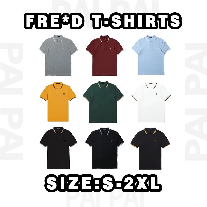 Fred Perry Black Polo T-Shirt