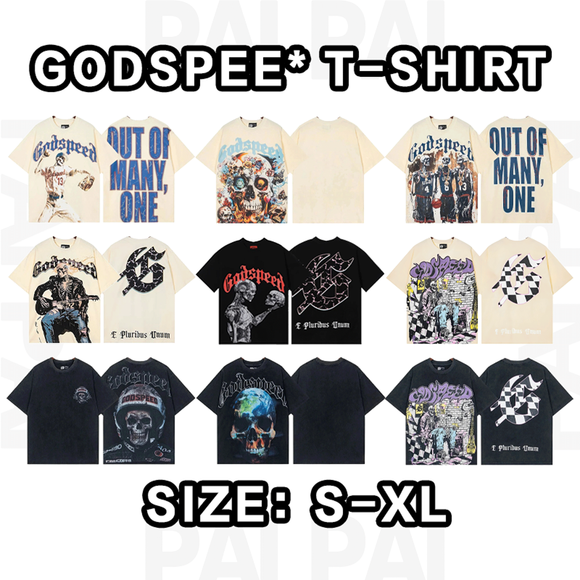 Godspeed T-Shirt Black/Beige