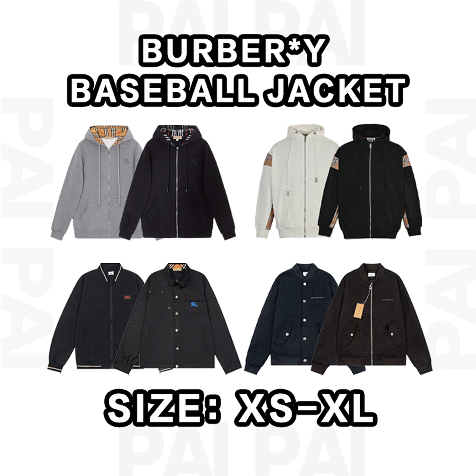 BURBERR* JACKET SIZE:XS-XL