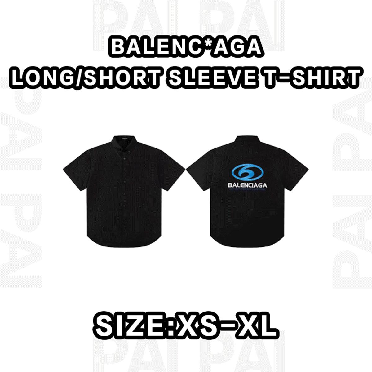Balenciaga Black Short Sleeve T-Shirt
