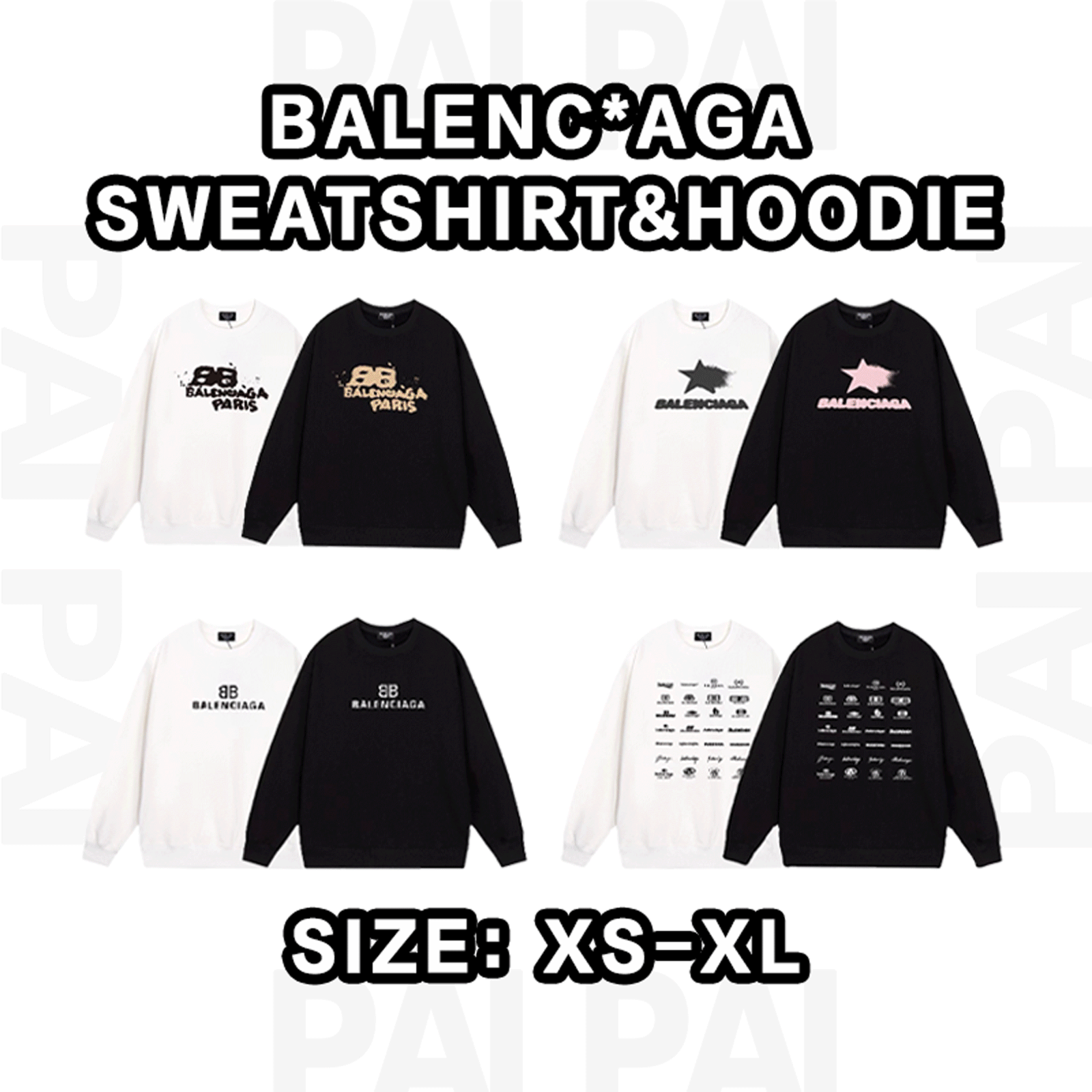 BALENCIAG* SIZE:XS-XL   link1