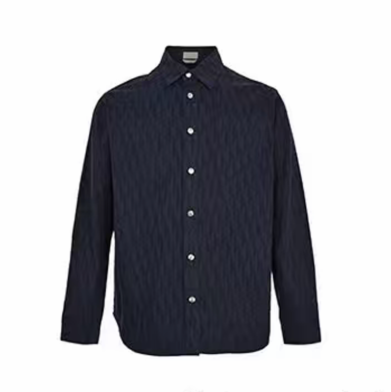 Dior Navy Long Sleeve Shirt