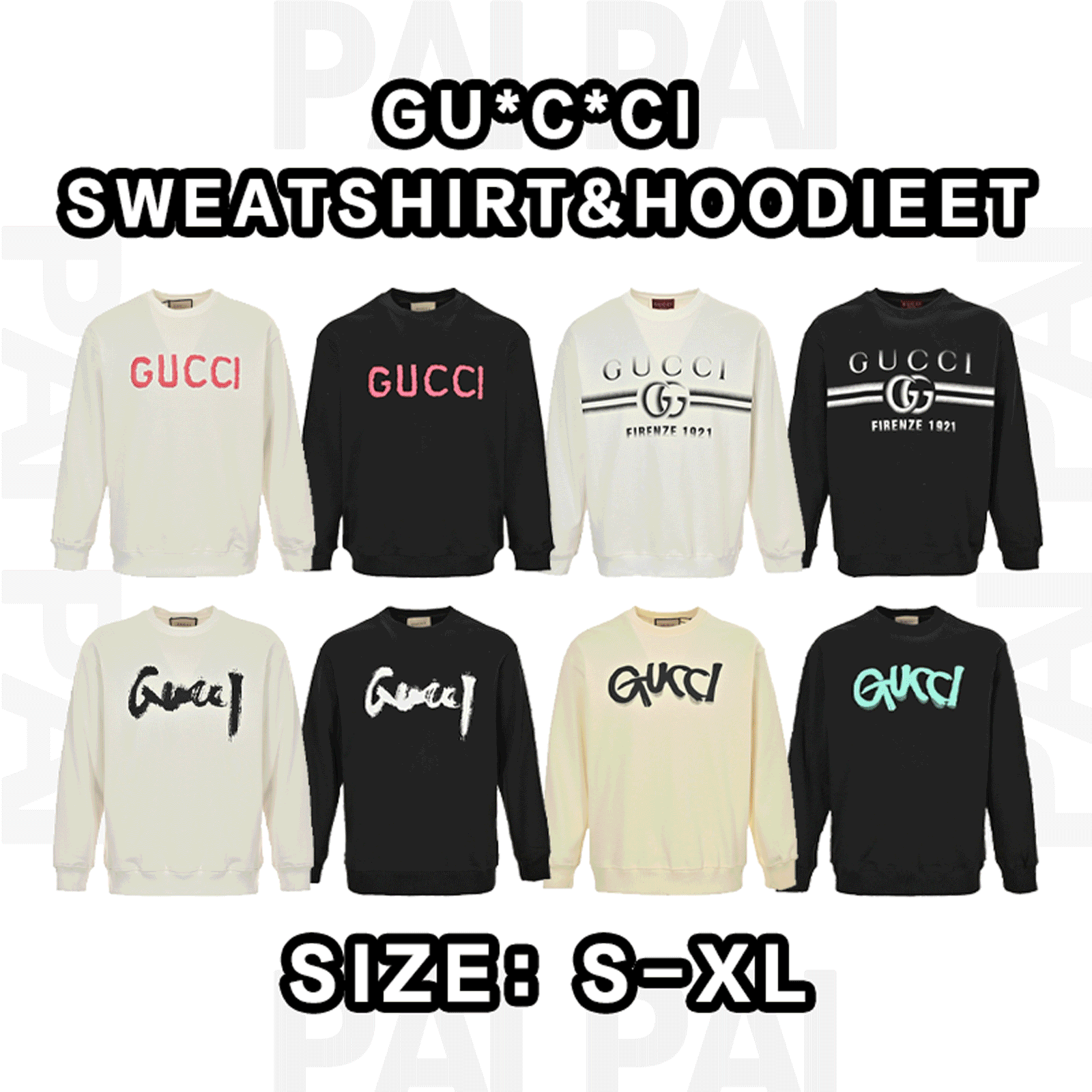GUCC* HOODIE SIZE:S-XL