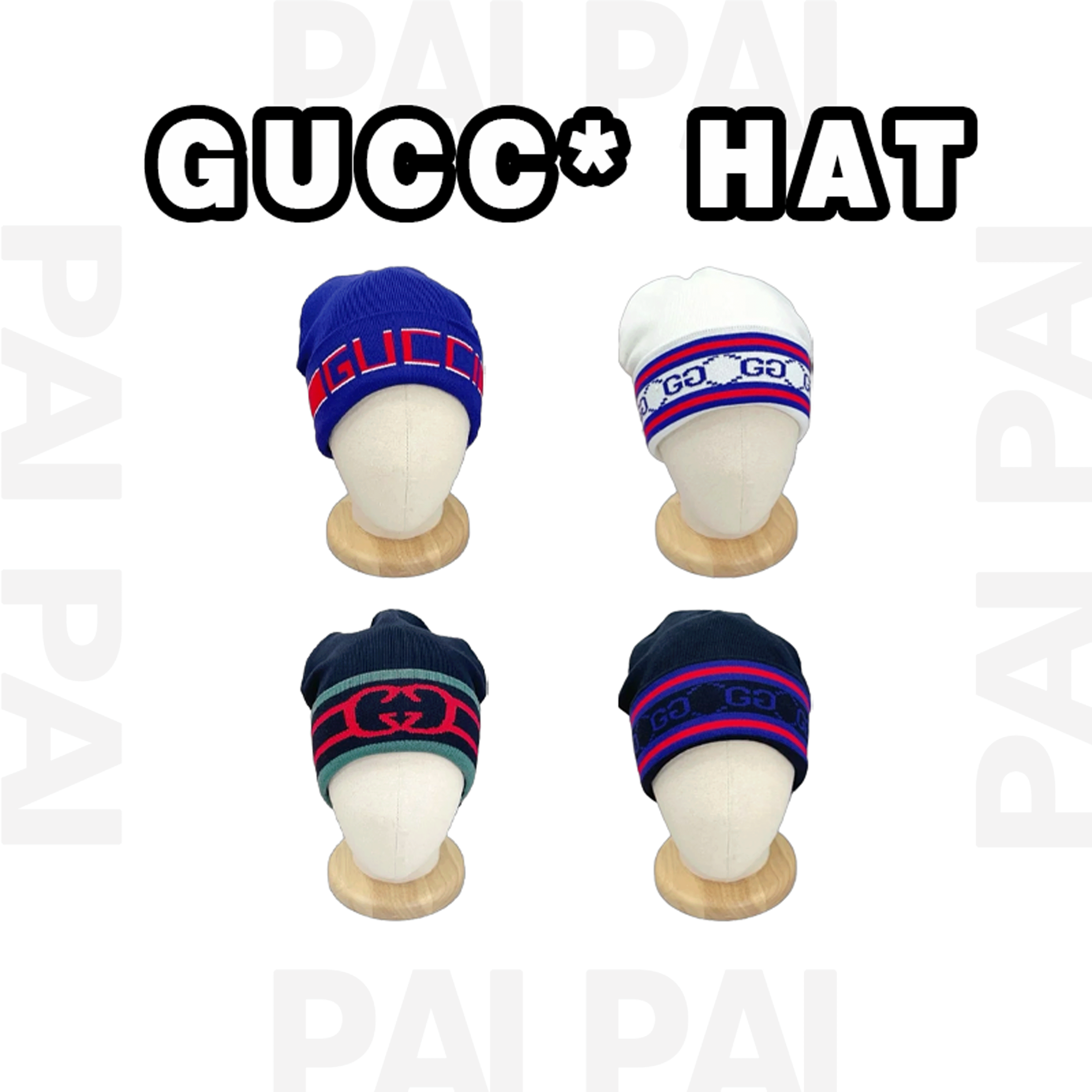 Gucci Blue Knit Beanie