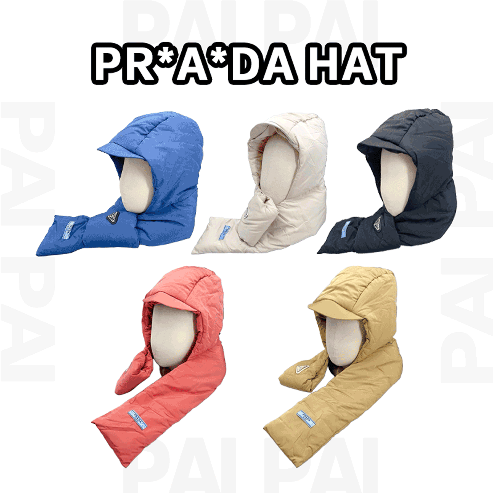Prada Blue Puffer Ha