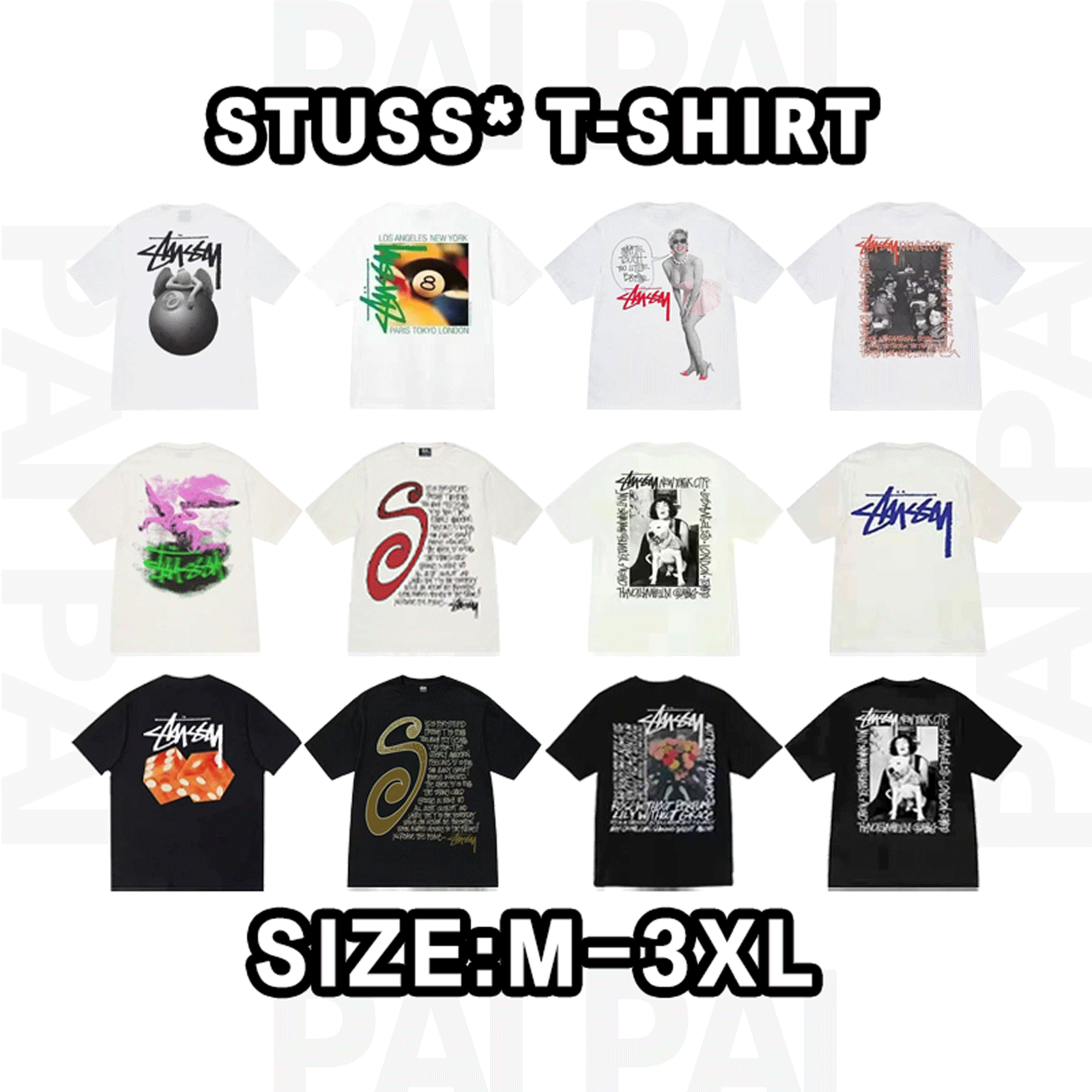 Stussy White T-Shirt