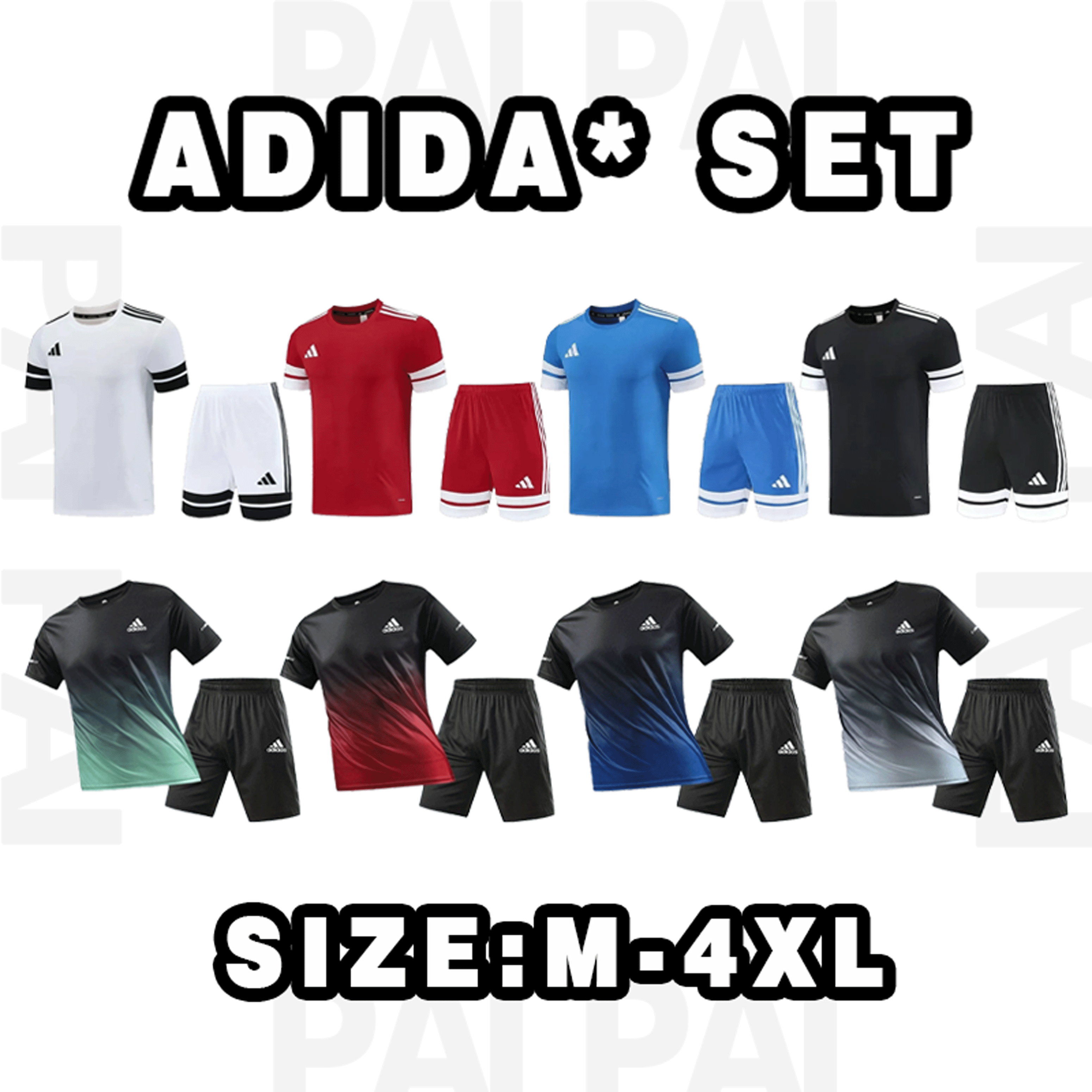 Adidas Soccer Jersey and Shorts Set