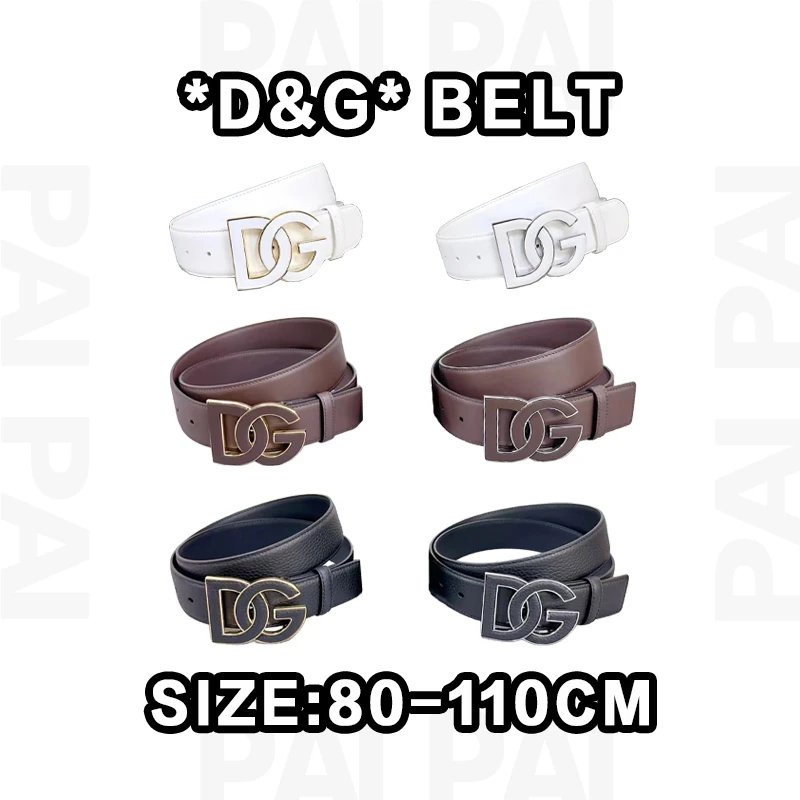 D&G White Leather Be