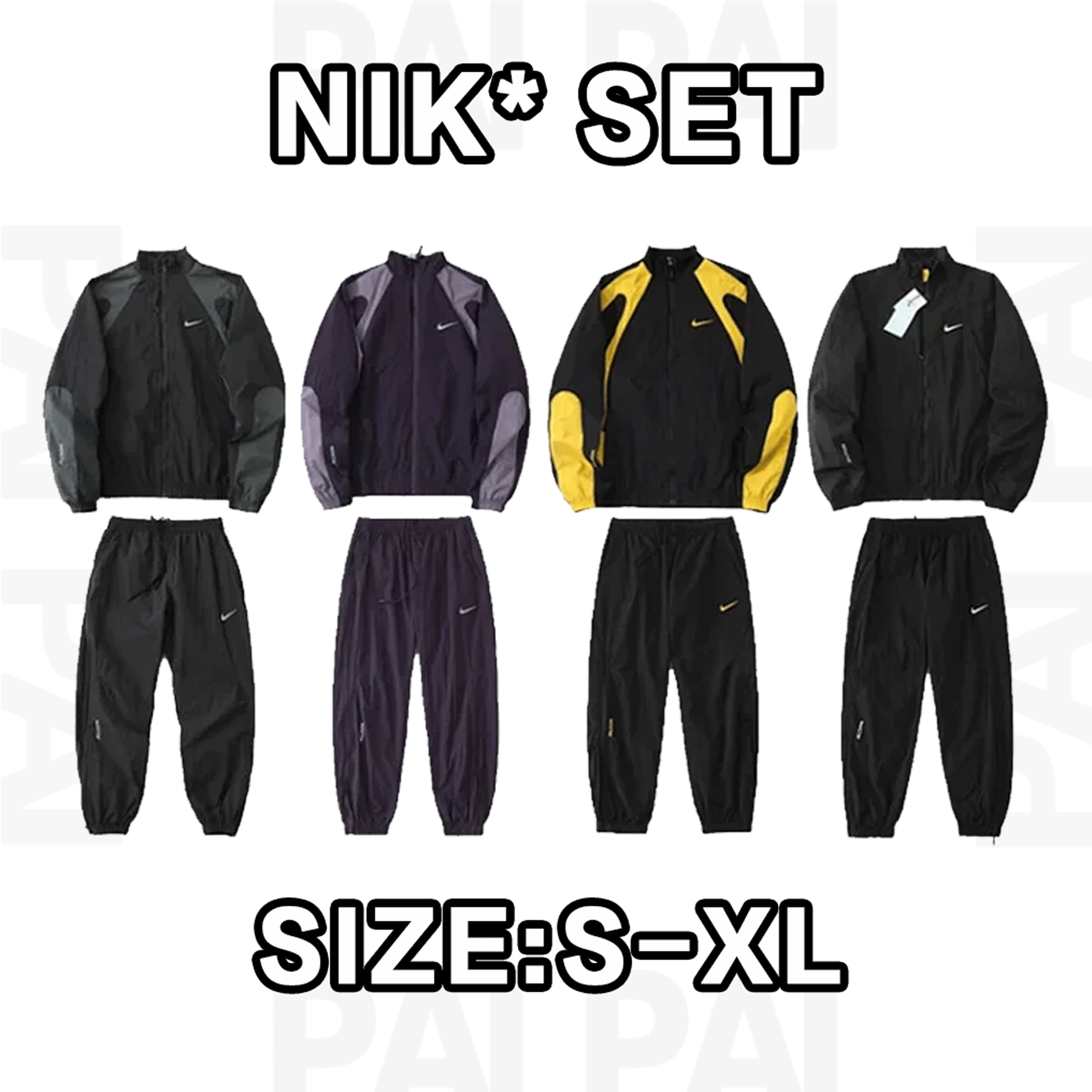 NIK* SET  LINK2   SIZE:S-XL