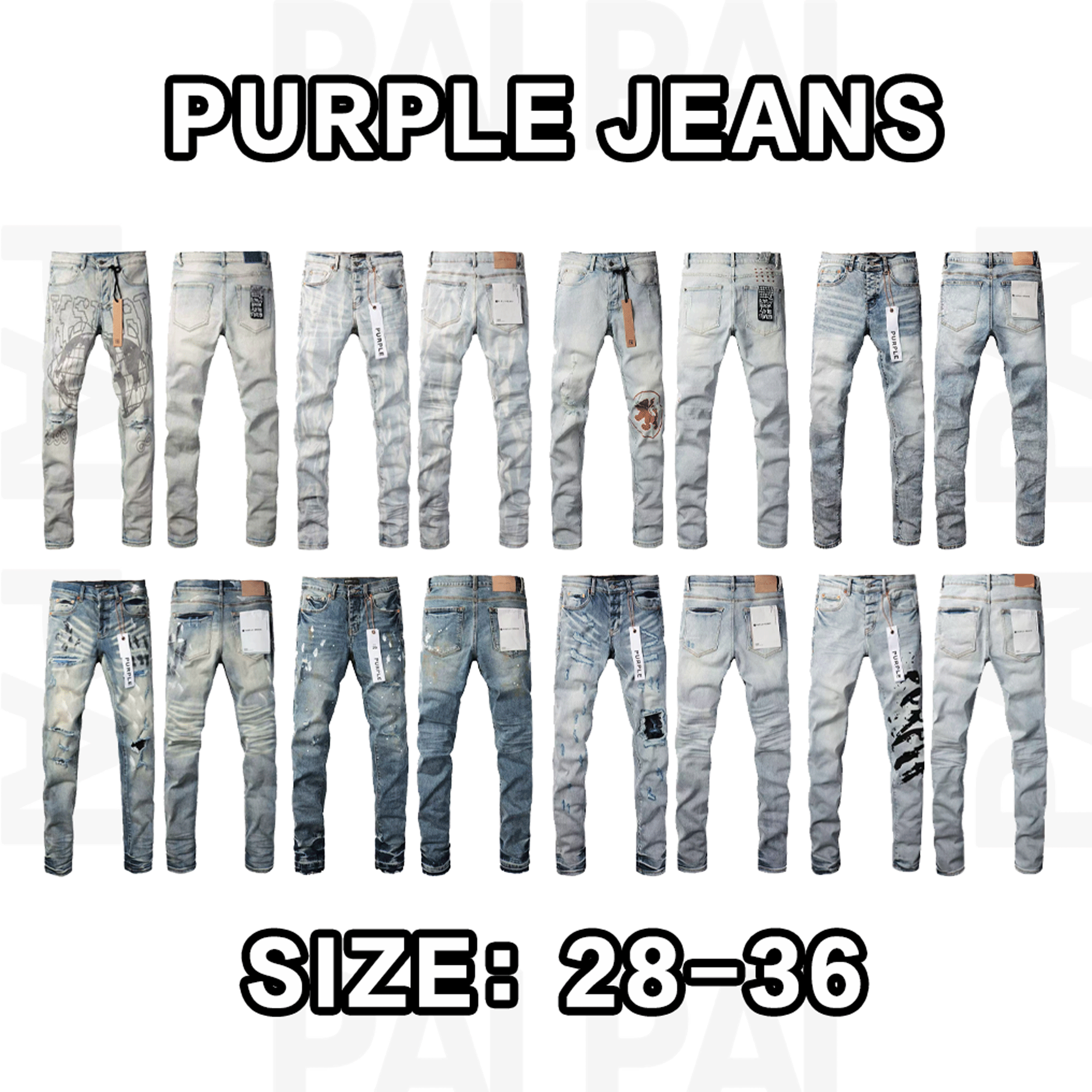 Purple Jeans Slim Fi