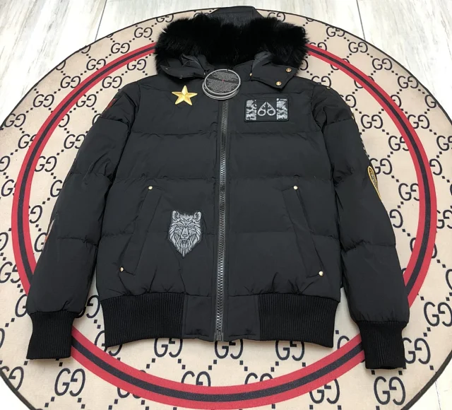 Unbranded Down Jackets Fur-Trim Hooded Jacket product detail image 12