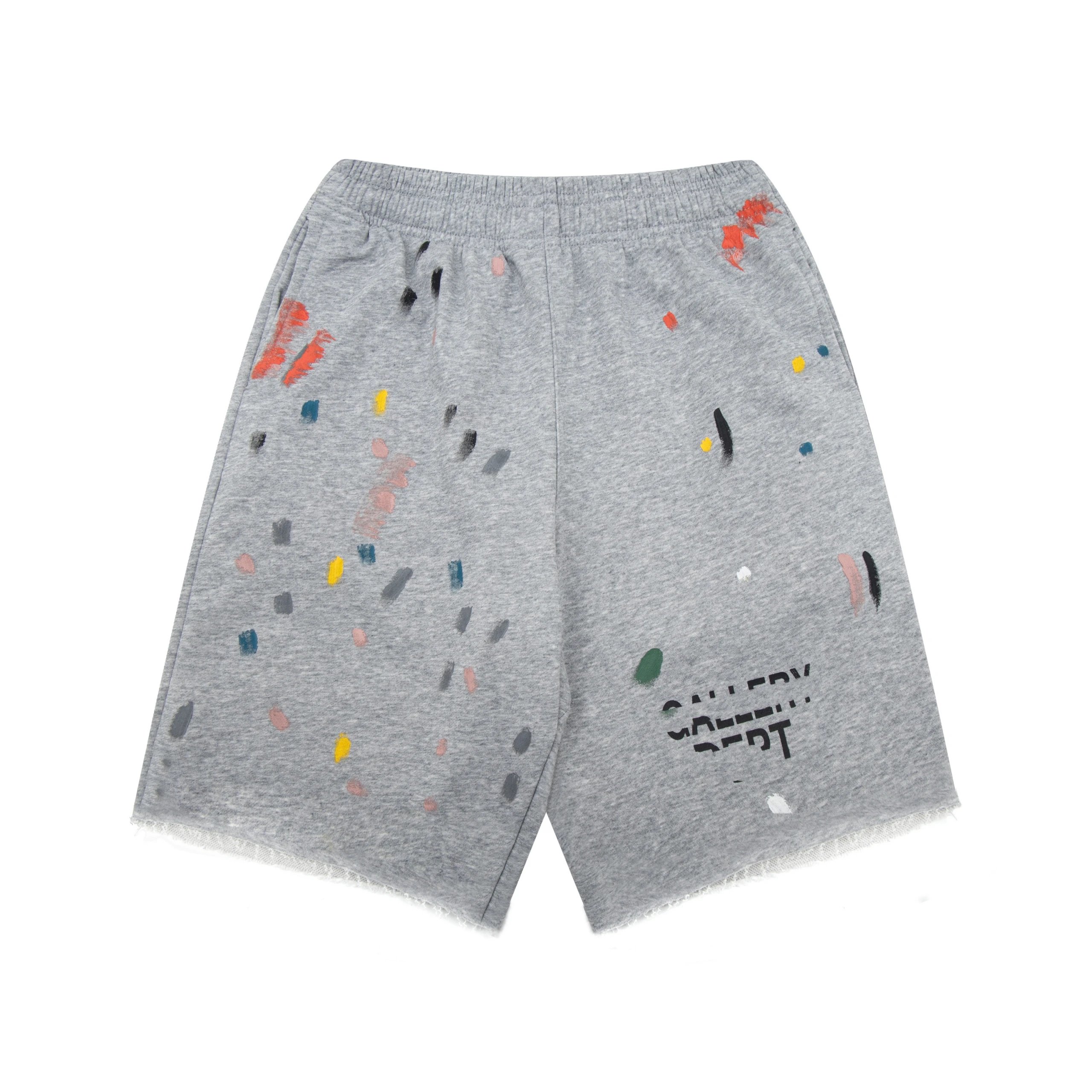 Gallery Dept Gallery Dept Paint Splatter Grey Shorts Grey