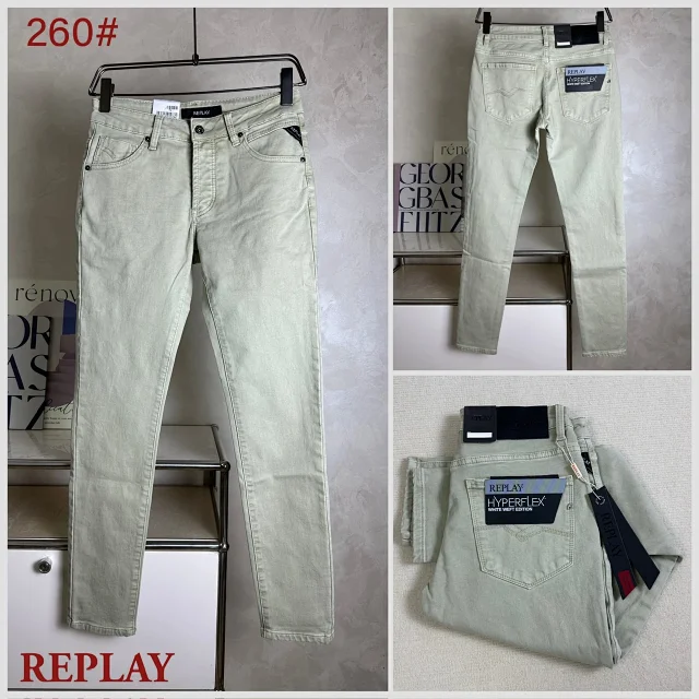 Replay Jeans Hyperflex White Weft Edition product detail image 9