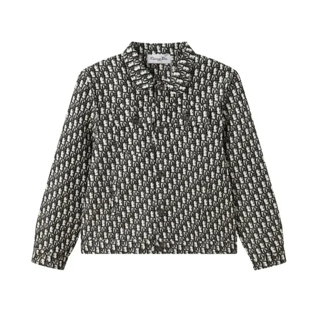 Dior Jackets Oblique Monogram Zip Jacket product detail image 3