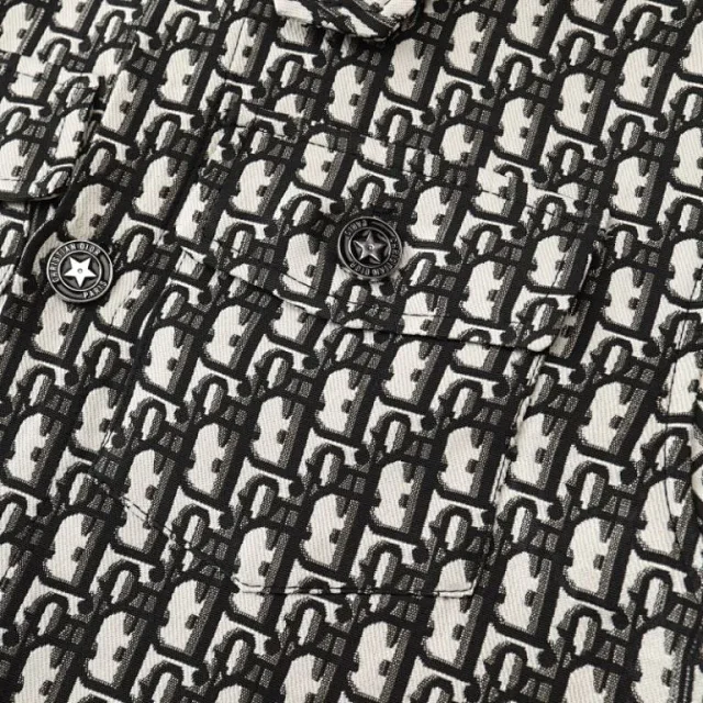 Dior Jackets Oblique Monogram Zip Jacket product detail image 11