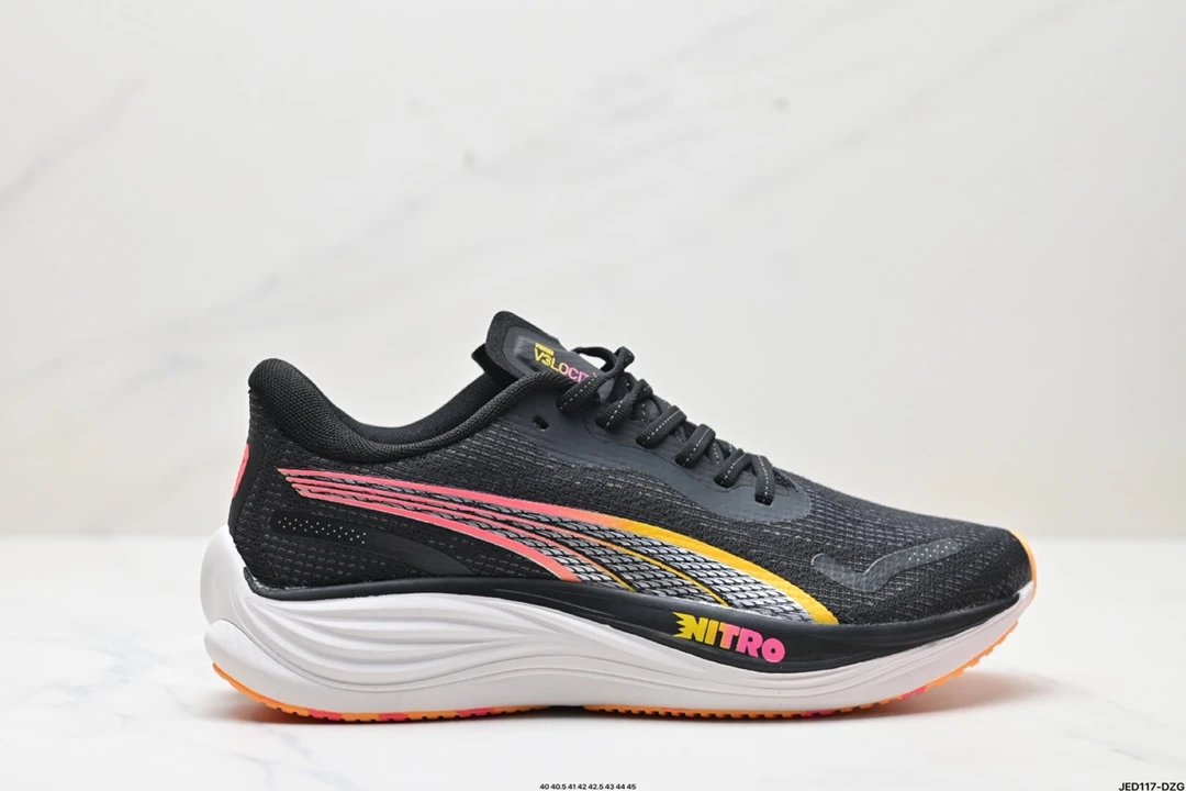 Puma Velocity Nitro Black Pink Yellow