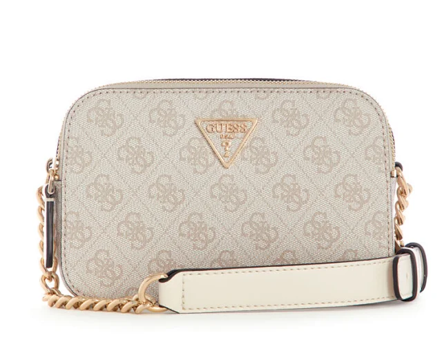 GUESS Crossbody Bags Double-Zip Logo-Print Chain-Strap Bag product detail image 1