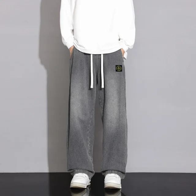 Stone Island Jeans DX30-12 cargo with utility pockets and strap details product detail image 14