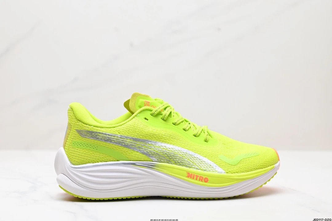 Puma Velocity Nitro Neon Yellow Silver