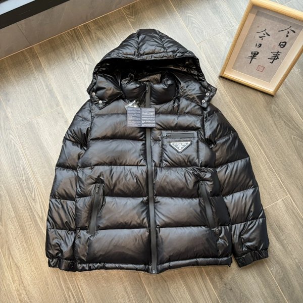 Prada Re-Nylon Down Jacket Black product listing in Litbuy spreadsheet finds