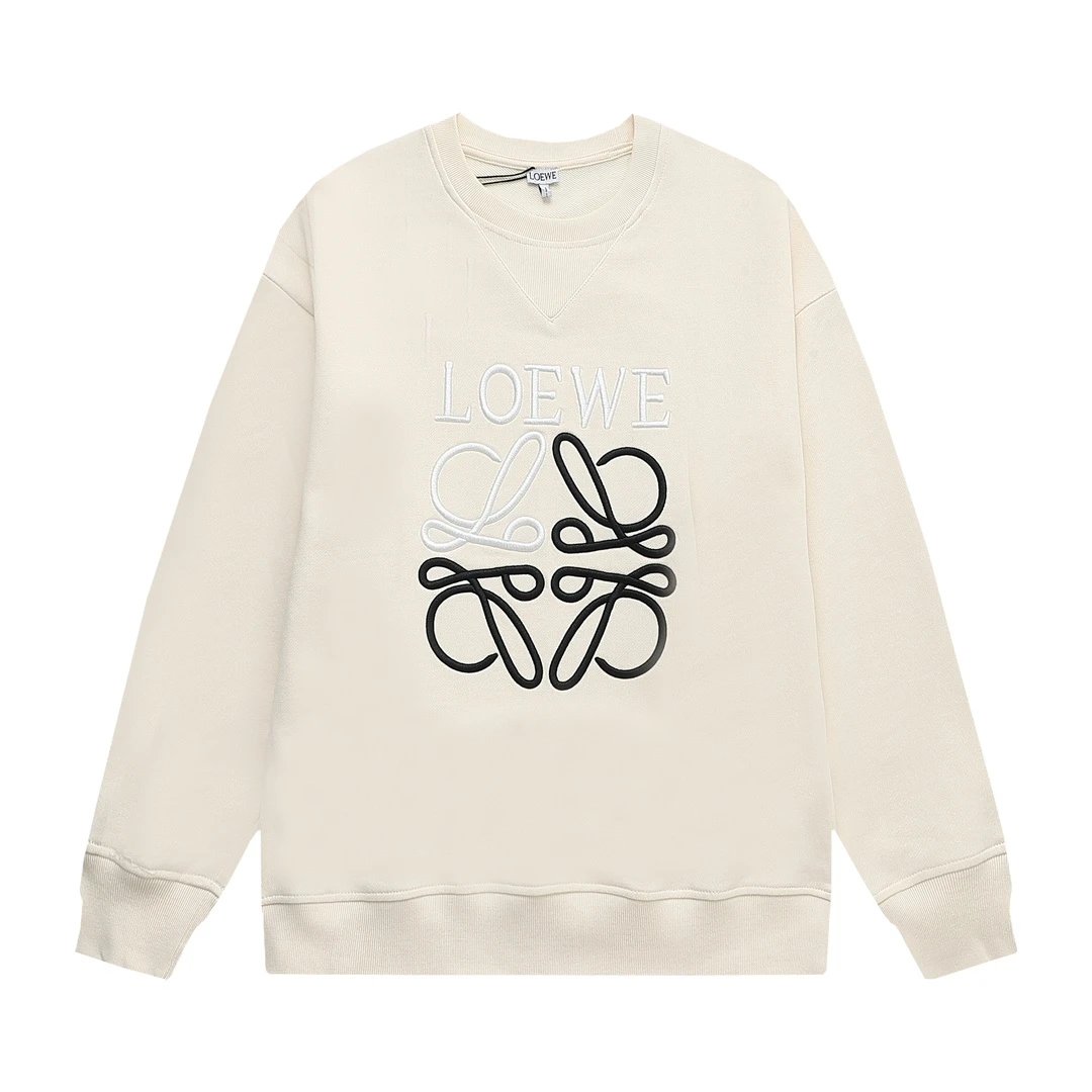 Loewe Anagram Patch Black Sweatshirt Sweater - 9