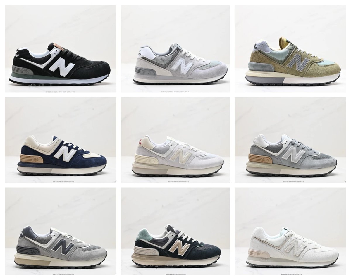 New Balance 574 Beige Burgundy Sneakers Running Shoes product detail 2 in Litbuy spreadsheet finds