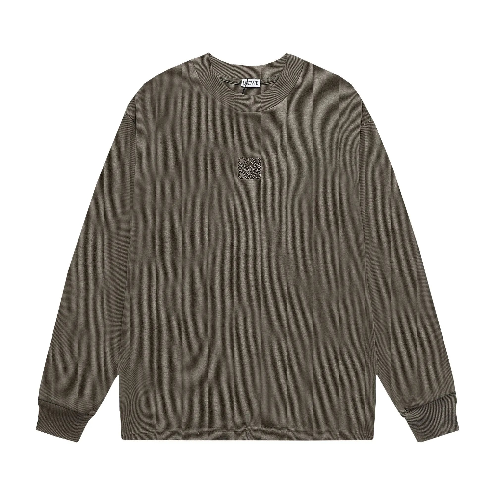 Loewe Embroidered Sweatshirt Olive