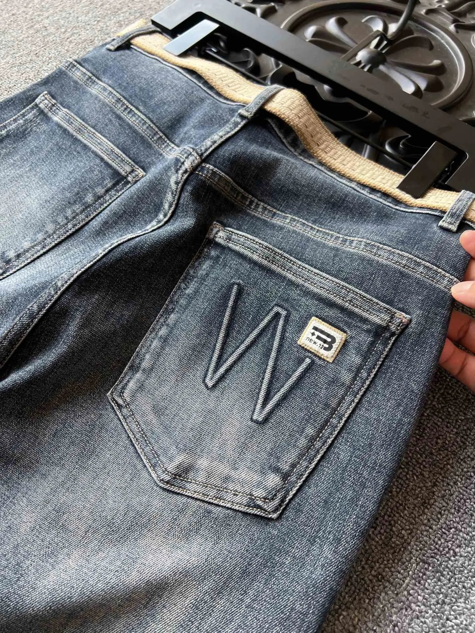 Balenciaga Trousers Logo jogger with side stripes image 7