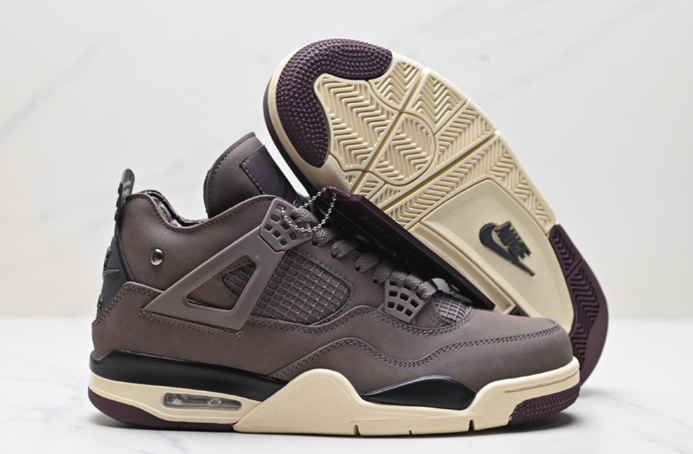 A Ma Maniere x Jordan 4 Burgundy Crush