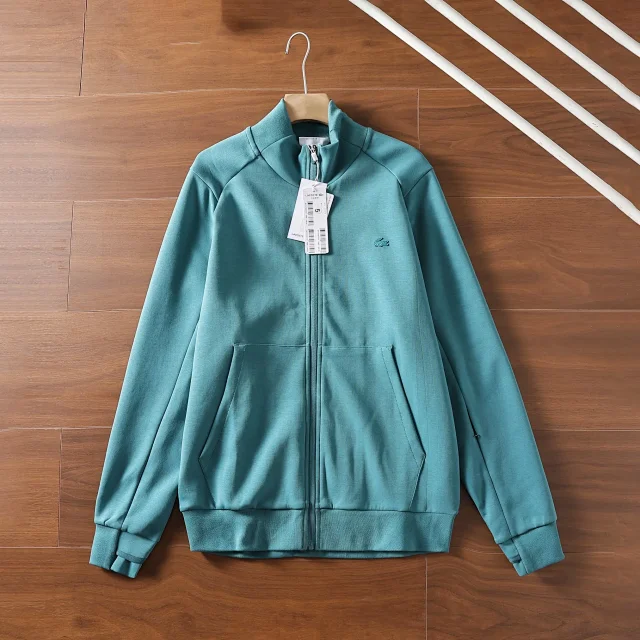 Lacoste Hoodies & Sweatshirts Full-Zip Stand-Collar Sweatshirt product detail image 4