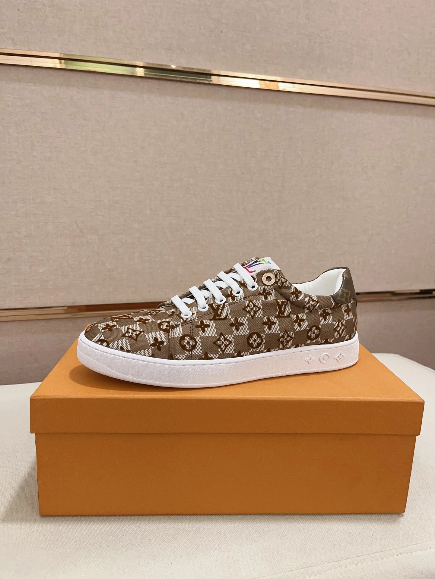 Louis Vuitton Trainer Monogram Gray Sneakers - 13