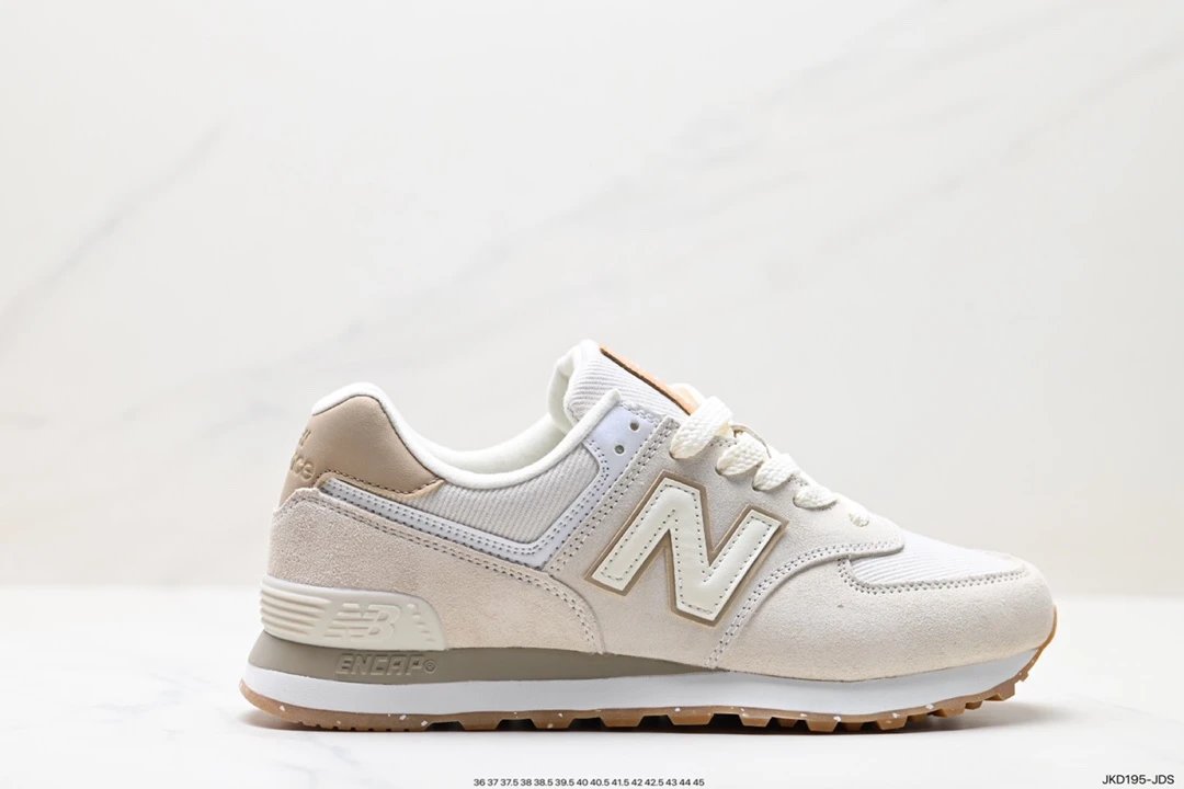 New Balance 574 Cream Beige Gum
