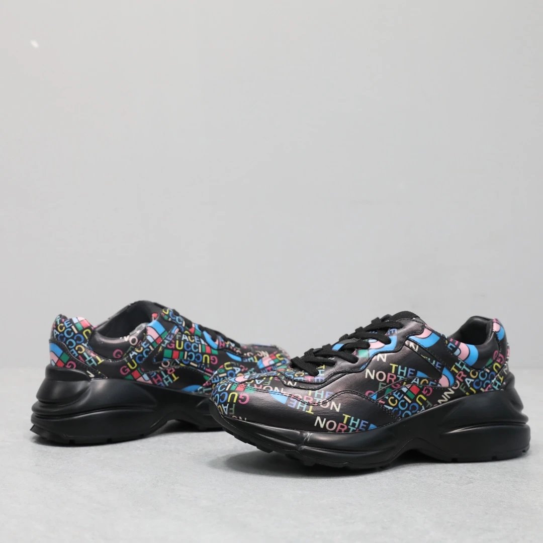 Gucci x The North Face Rhyton Sneaker Black Multi