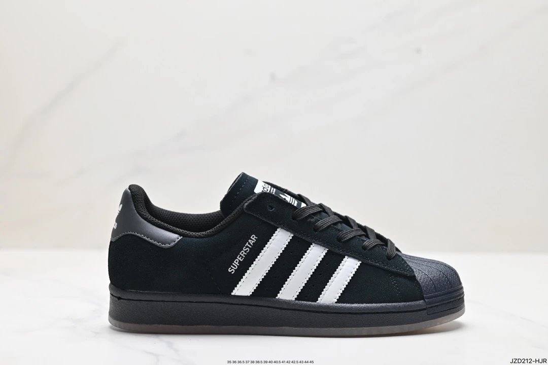 Adidas Originals x Neighborhood Superstar Black Sneakers - 9