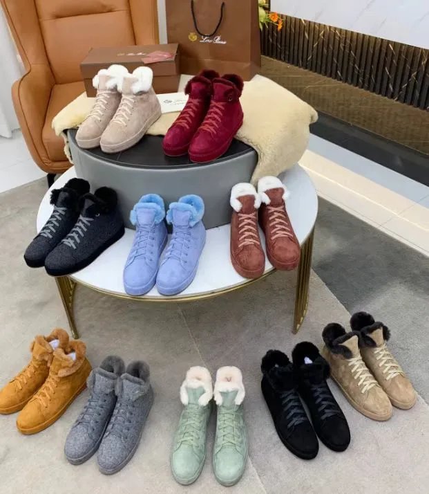 Luxury Faux Fur Lined High-Top