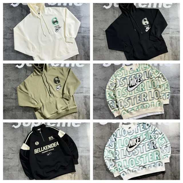 Nike Hoodies & Sweatshirts Graphic color-block and product detail image 3