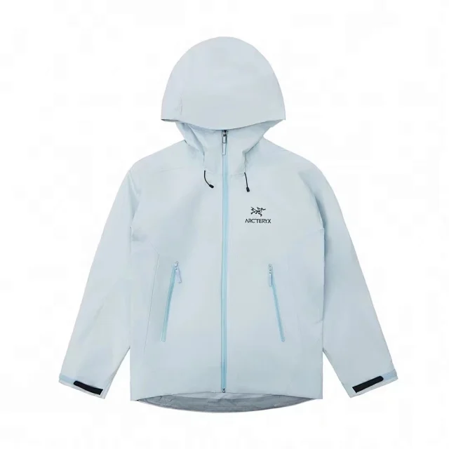 Arc'teryx Jackets Hooded zip-front shell jacket with waterproof zip pockets product detail image 12