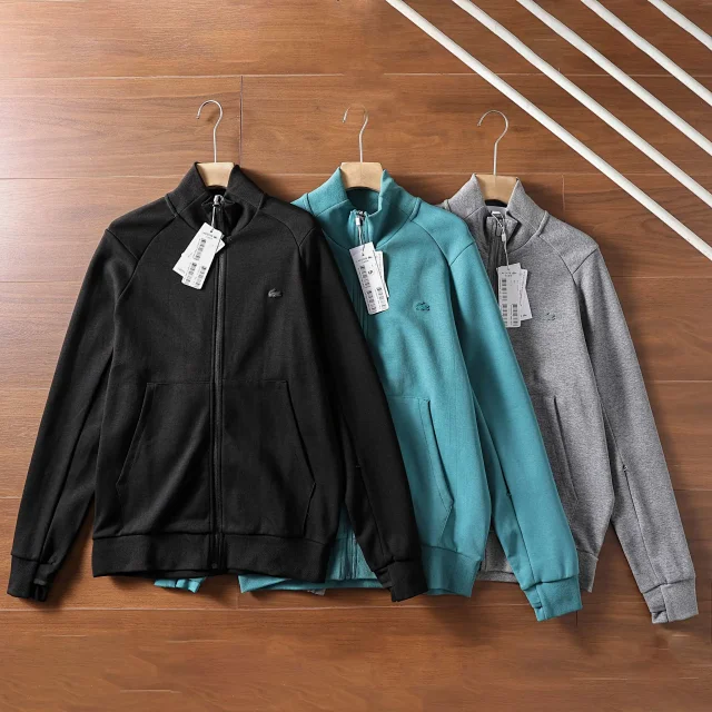 Lacoste Hoodies & Sweatshirts Full-Zip Stand-Collar Sweatshirt product detail image 7