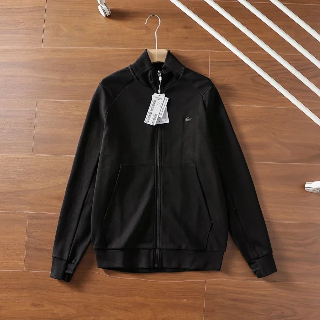 Lacoste Hoodies & Sweatshirts Full-Zip Stand-Collar Sweatshirt product detail image 6