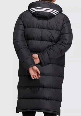adidas Down Jackets Long Hooded Three-Stripe Puffer product detail image 12