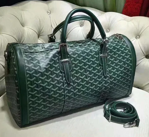 Goyard Travel Bags Monogrammed duffel bag with shoulder strap product detail image 12