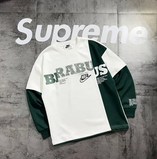 Nike Hoodies & Sweatshirts Graphic color-block and product detail image 9