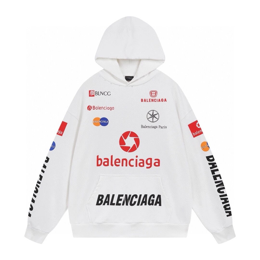 Balenciaga Logo Patch Hoodie [