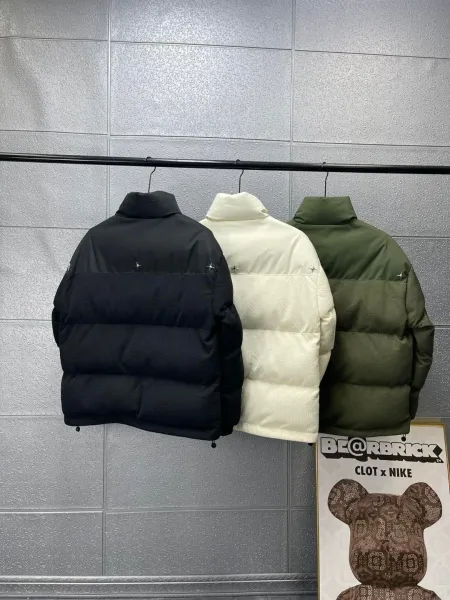 Stone Island Speckled Down Jacket Black - 5
