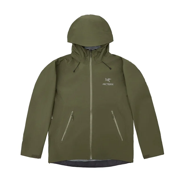 Arc'teryx Jackets Hooded zip-front shell jacket with waterproof zip pockets product detail image 14