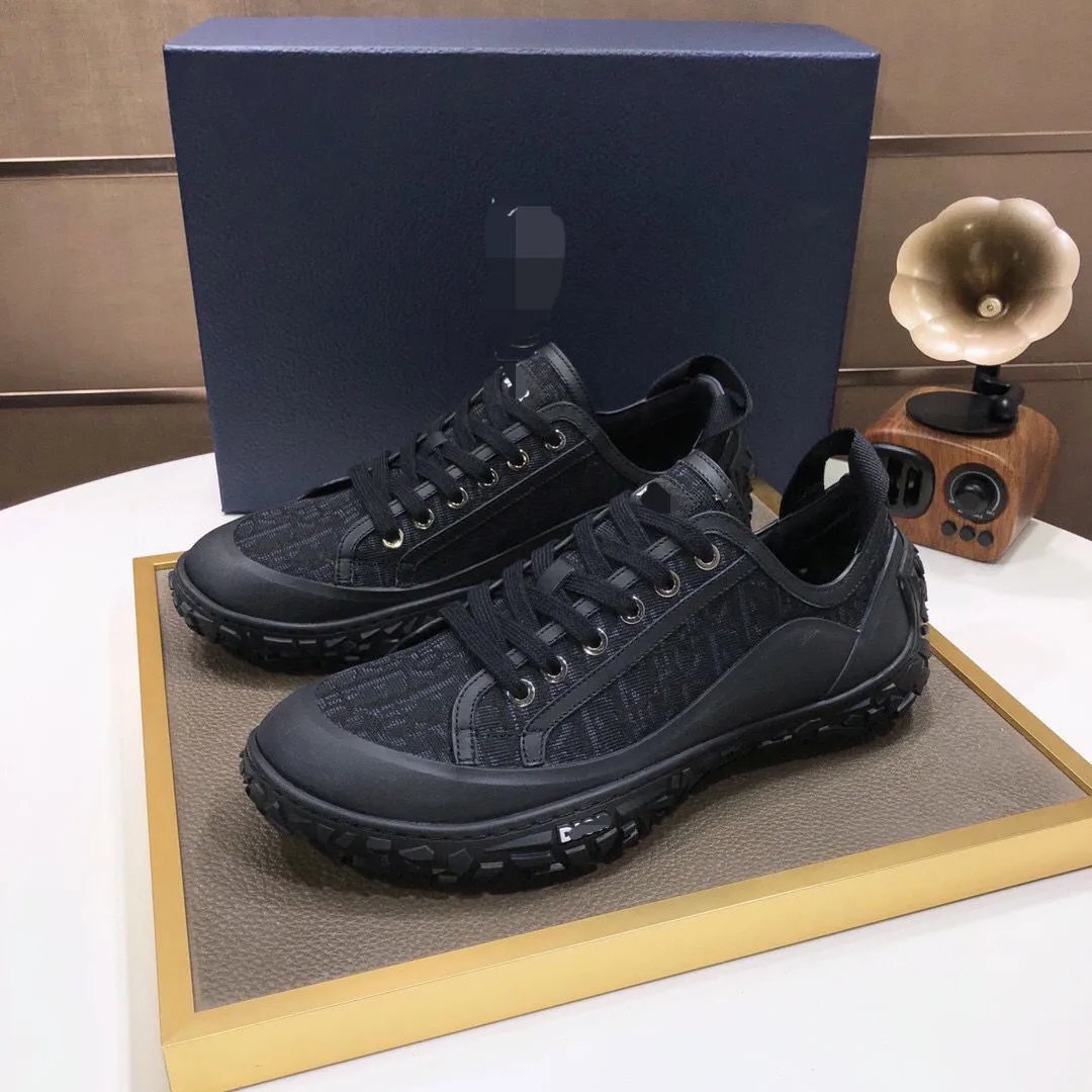 Dior B23 Oblique Print Black Multicolor Sneakers - 11