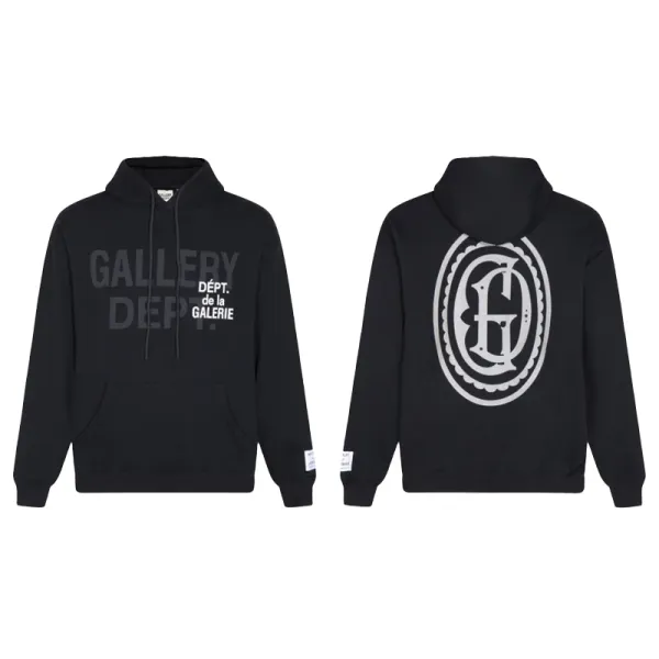DEPT. Logo Hoodie Black - 14