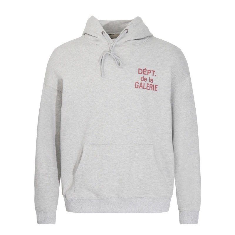 Gallery Dept Dept de la Galerie Hoodie Grey Red